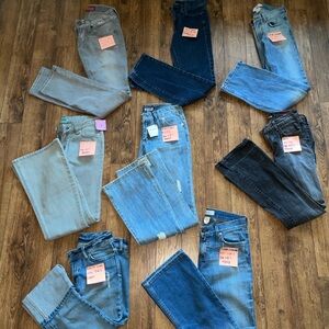 VINTAGE JEANS BUNDLE: Armani Exchange, Guess, Calvin Klein, Kenzie